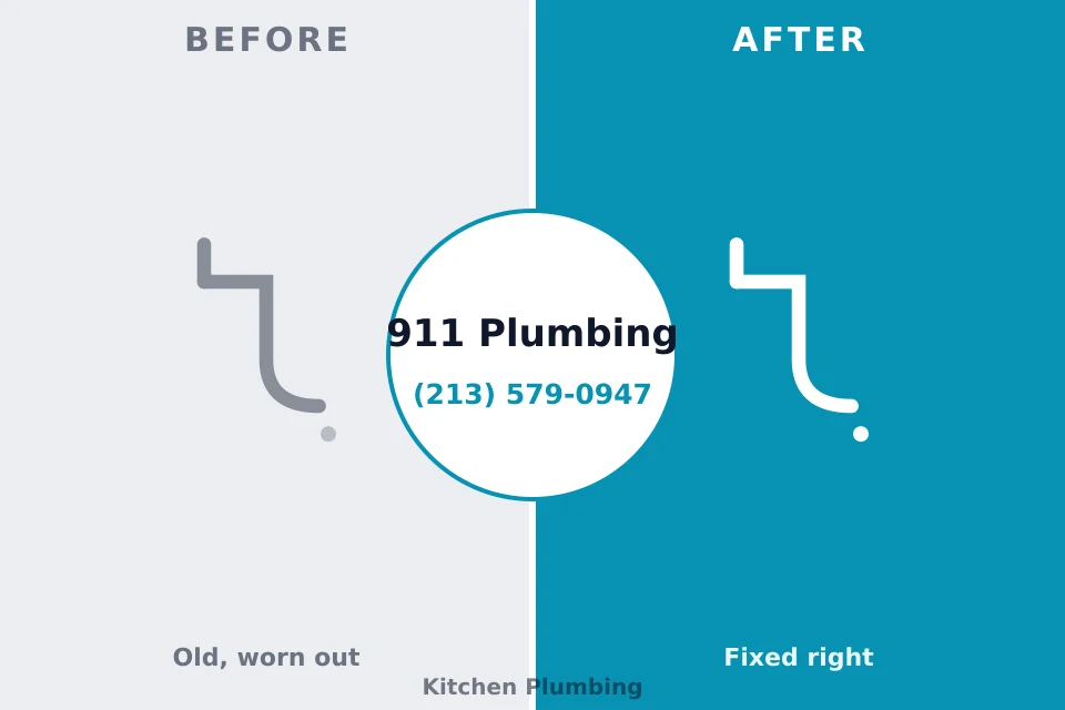 Before and after: plumbing company Shenorock, NY